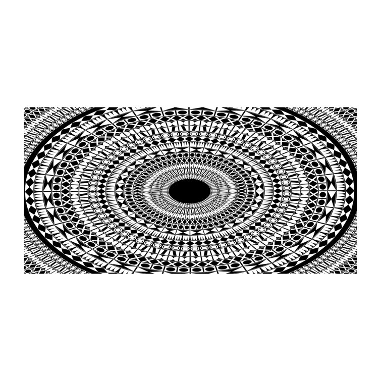 Circle Ornaments - Wrapped Canvas Print