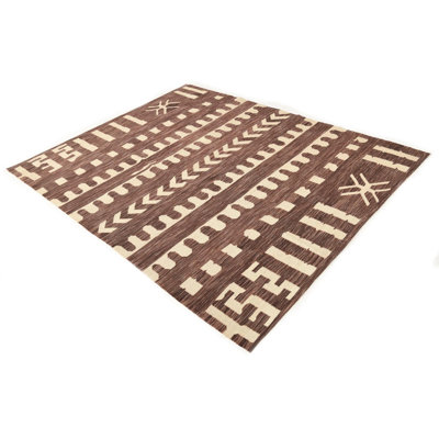 Tapis brun 5 x 8 Pinkerton