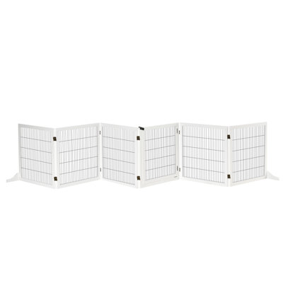 Barrière pour animaux autoportante avec porte Sauer, bois