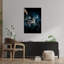 Rainy Night Stroll, art mural contemporain abstrait-1831703880