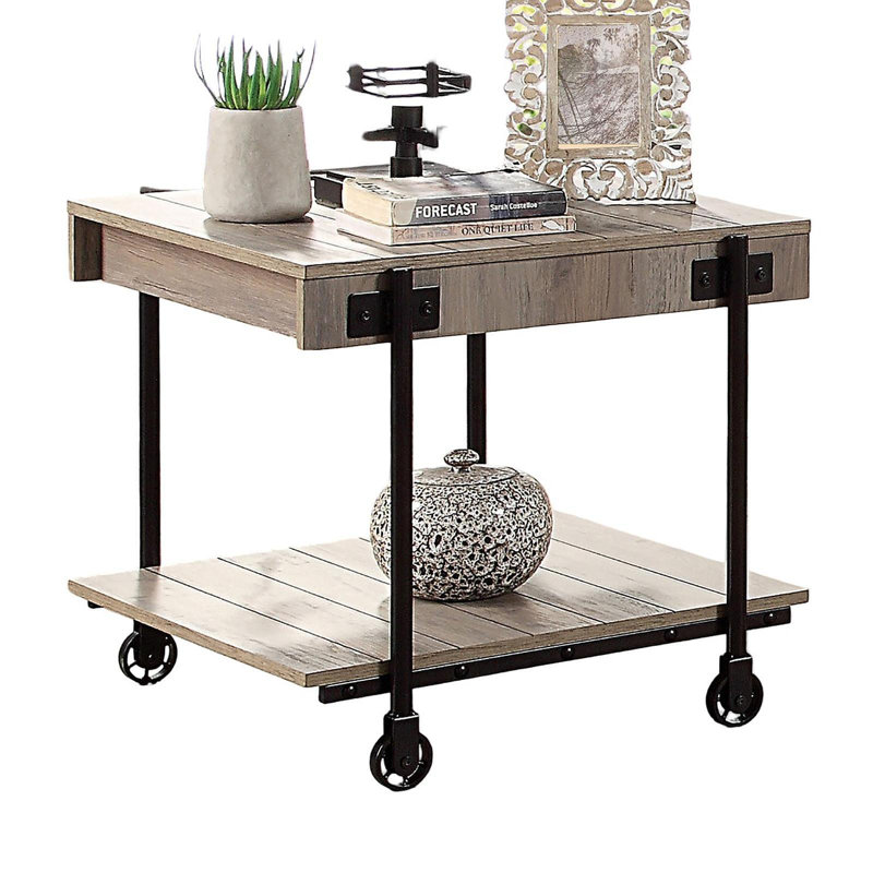 Table de bout de style industriel 1pc