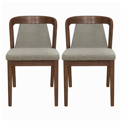 Christopher Knight Home 19" W x 24.5" D x 31.5" H Rubberwood Upholstered Armless Dining Chairs