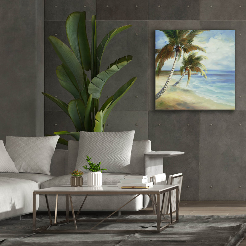 "Epic Graffiti" Tropical 5 "par DAG, Inc, art mural sur toile, 37 po x 37 po