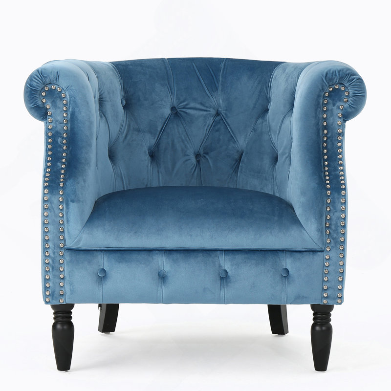 Fauteuil club, Turquoise