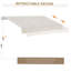 Auvent de patio rétractable polyvalent pour la protection et l'intimité de l'extérieur-128994341-128994342