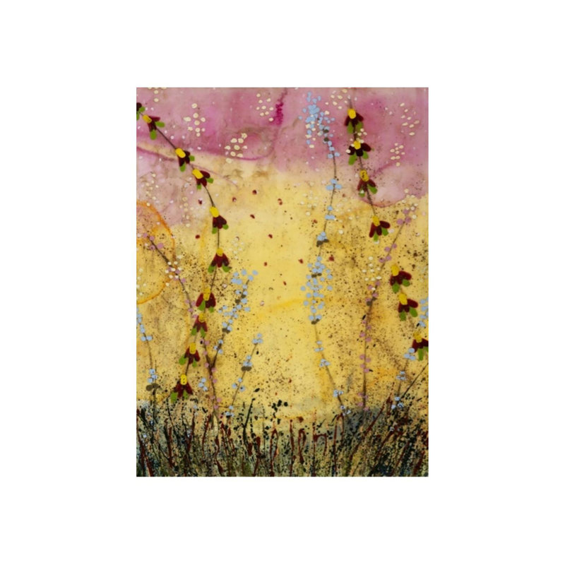 Facing Your Dream Painting by Mary Farmer, 48" H x 36" W, Image Brush Gel