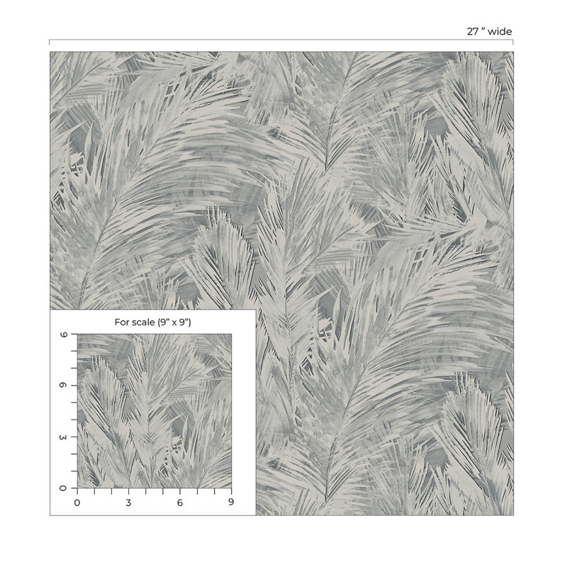 Papier peint floral Alisson, Fumée
