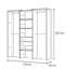 Raniya 179cm Closet System