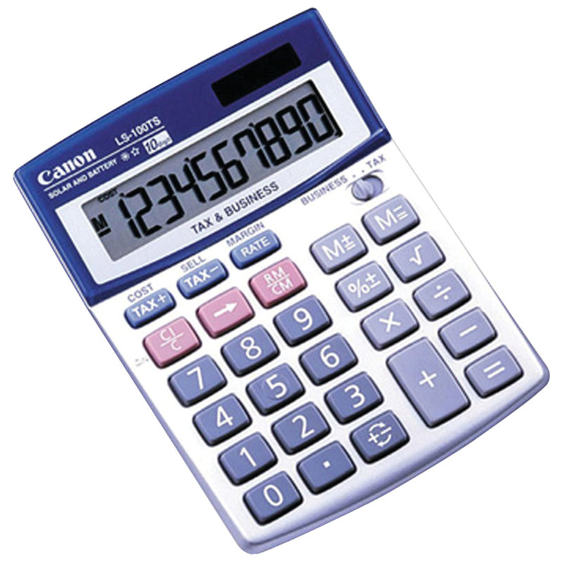Calculatrice à 10 chiffres canon LS100TS