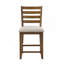 Ensemble de chaises à hauteur de comptoir de 2 meubles de salle à manger rembourrés beige