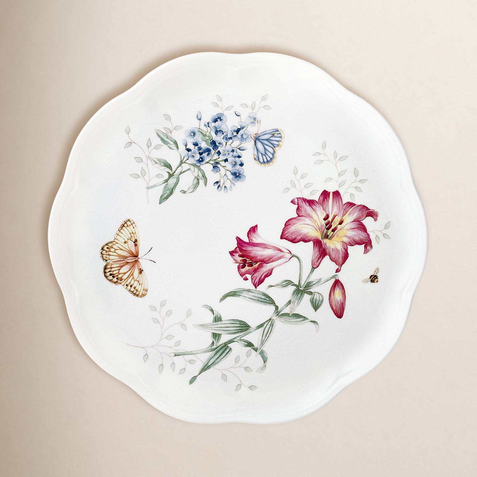 Lenox Butterfly Meadow Divided Serving Dish
