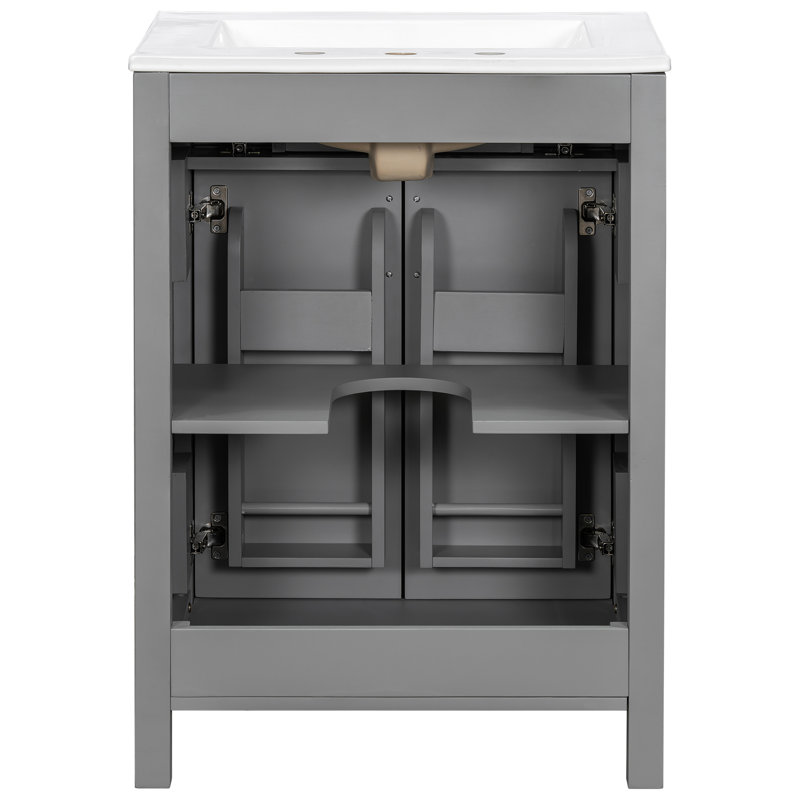 Ensemble de meuble-lavabo double 48 po Fiorella Modern