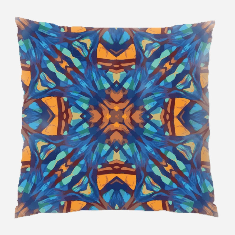 Coussin décoratif à motif, Intérieur