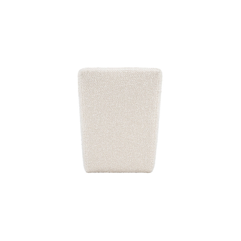 Laurel Upholstred Dining Chair Pale Parchment Performance Fabric
