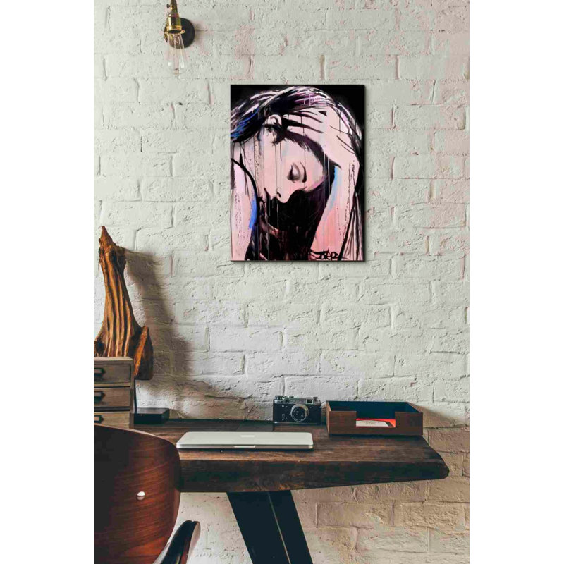 «Nevernever» par Loui Jover, art mural sur toile, H 16 po x l 12 po x P 0,75 po