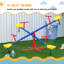 Bascule pivotante à bascule pour enfants avec équipement de terrain de jeu extérieur à bascule pivotant à 360 ° pour enfants, pour les garçons et les filles âgés de 3 à 8 ans