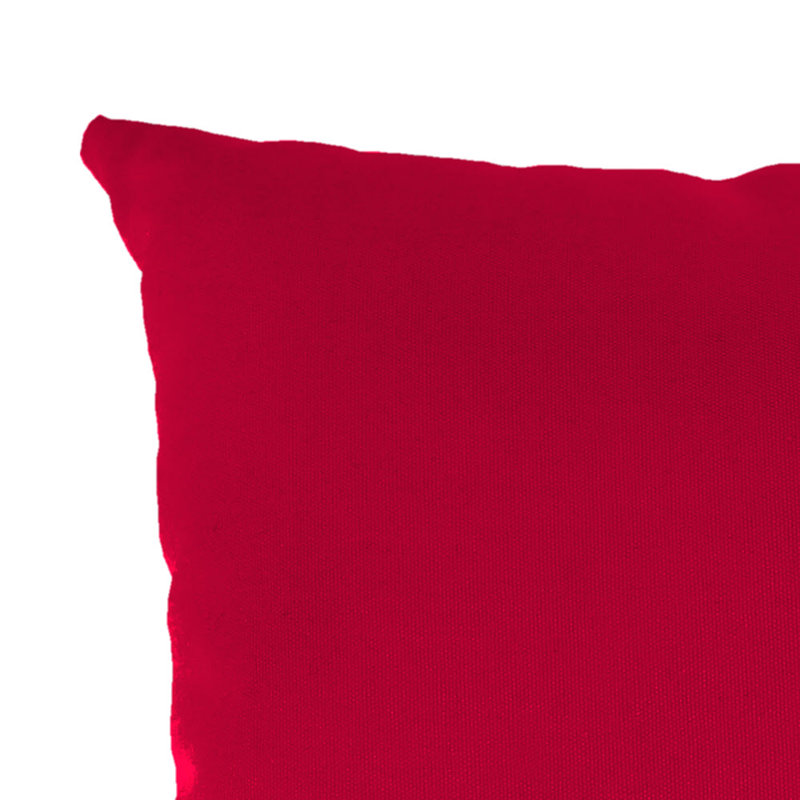 18" x 12" Outdoor Lumbar Throw Pillow, Red