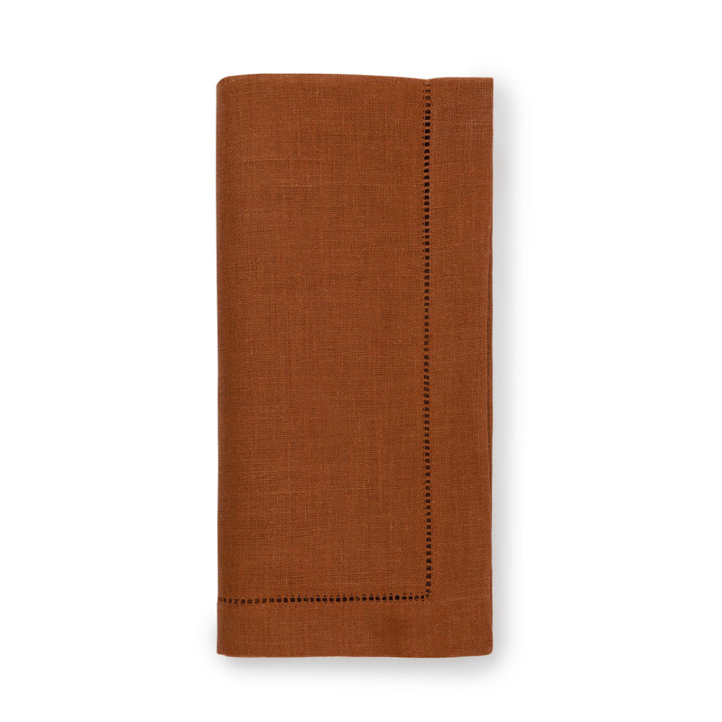 Festival Linen Rectangle Napkins, Paprika