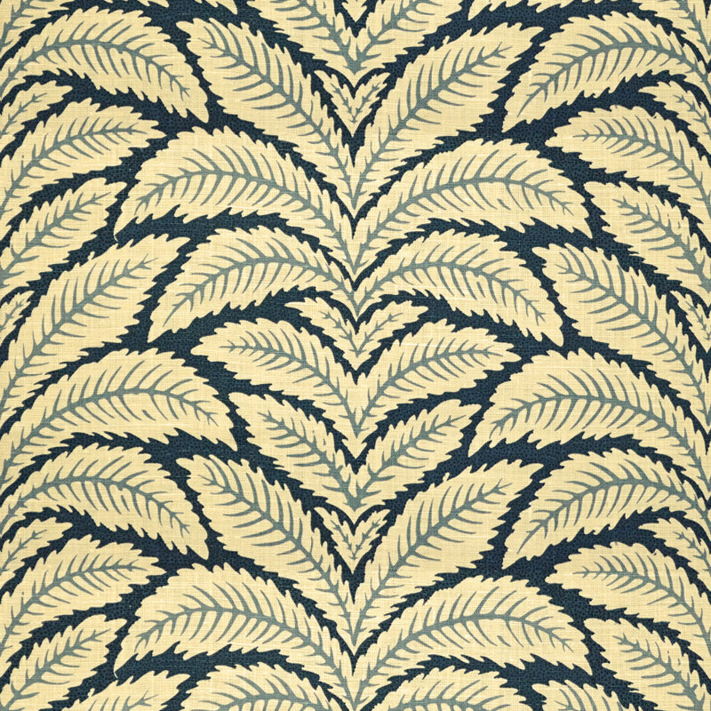 Maisonnette Talavera 100% Linen Performance Fabric, Indigo