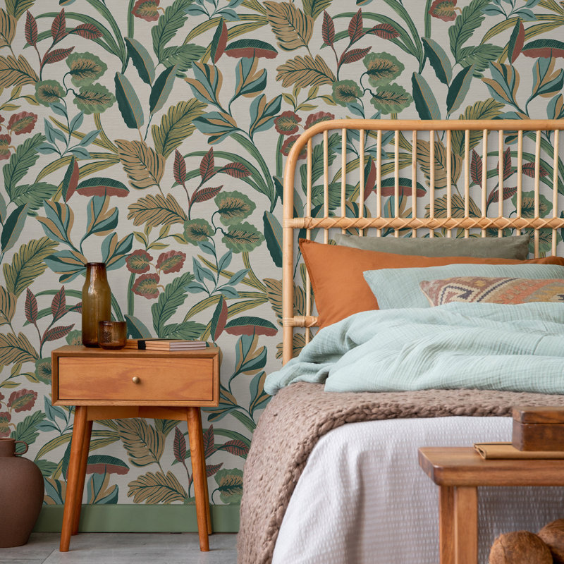 Sublime Floral Double Roll, Neutral