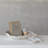 Stoneware Oyster Shell Shaped Dish, White
