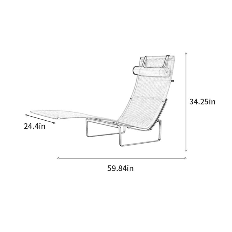 Outdoor Leisure Pool Garden Lounge Chair