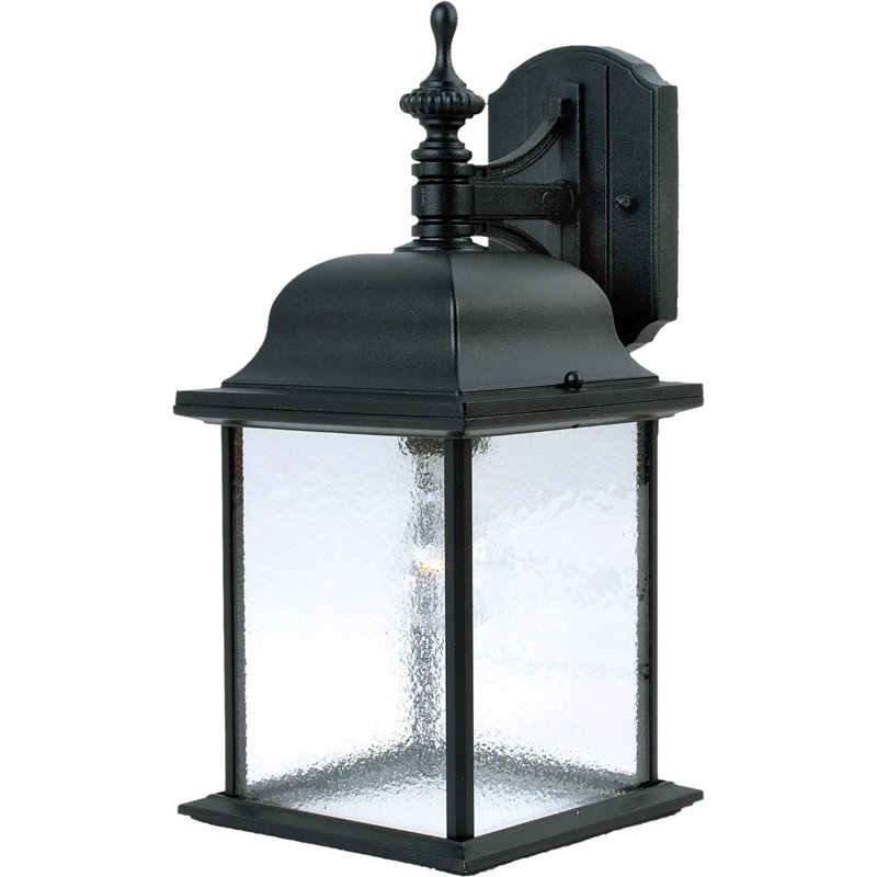 Middleburg Wall Light, Black, 15.5" H x 7" W x 8" D