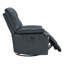 Fauteuil inclinable électrique pivotant en cuir véritable Grain-218667221