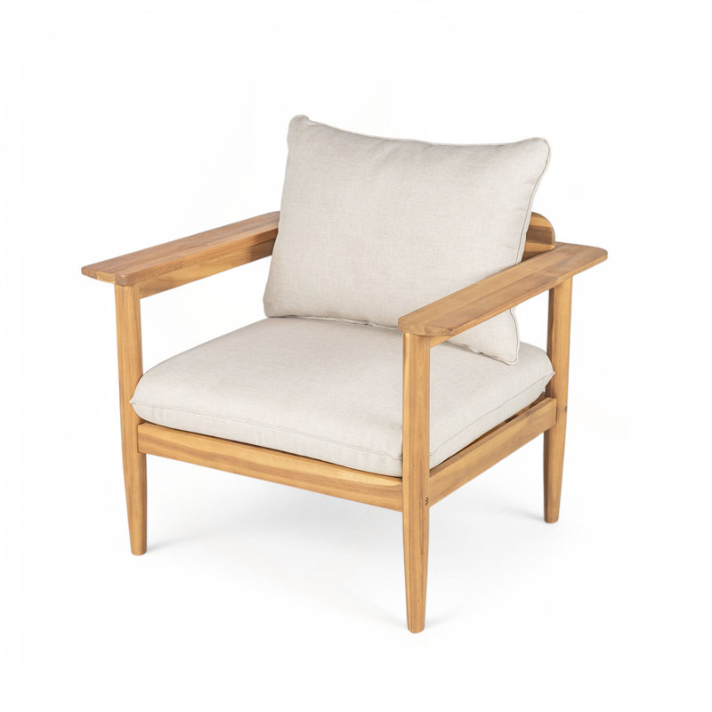 Méridienne d'extérieur en bois d'acacia