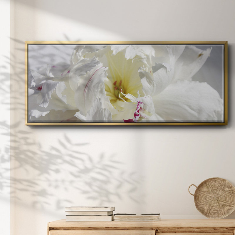 Breathless IV- Framed Canvas, 12" H x 30" W