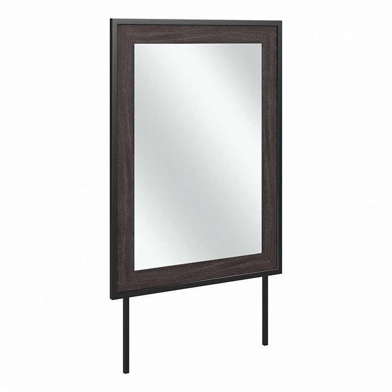 Spero Accent Mirror, Charcoal Gray