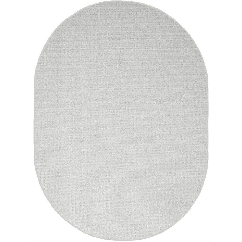Tapis intérieur / extérieur Iconic - crème ivoire, Ovale 12 pi x 20 pi