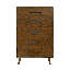 Commode 5 tiroirs Emery Pecan