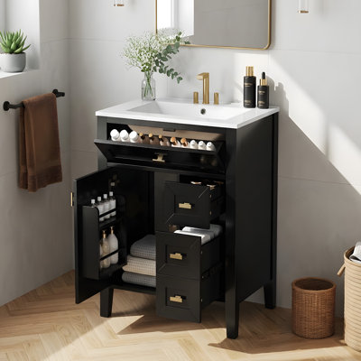 Meuble-lavabo moderne 24 "avec lavabo
