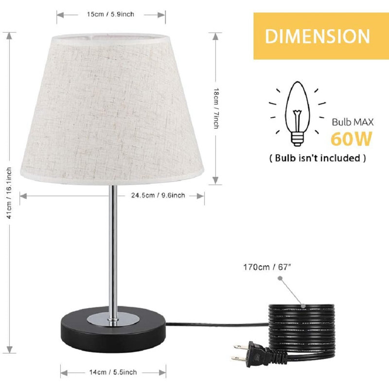 Eldion Metal Table Lamp