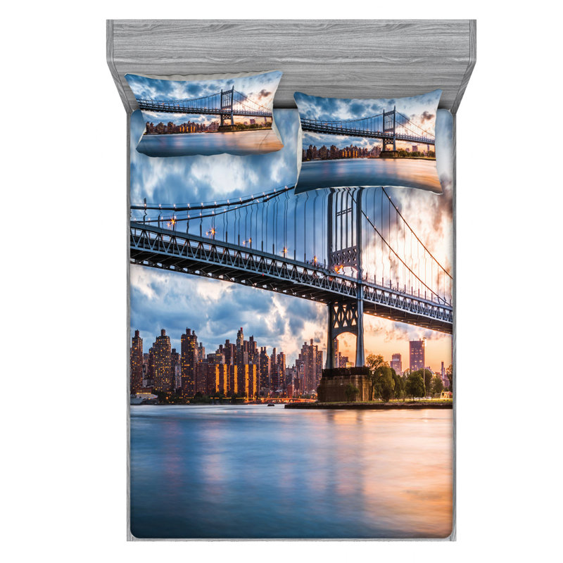 Microfiber Sheet Set, Full Sheet Set + Fitted Sheet + 2 Pillowcases