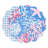 Vida Sealife And Rattan Reversible Round Placemats