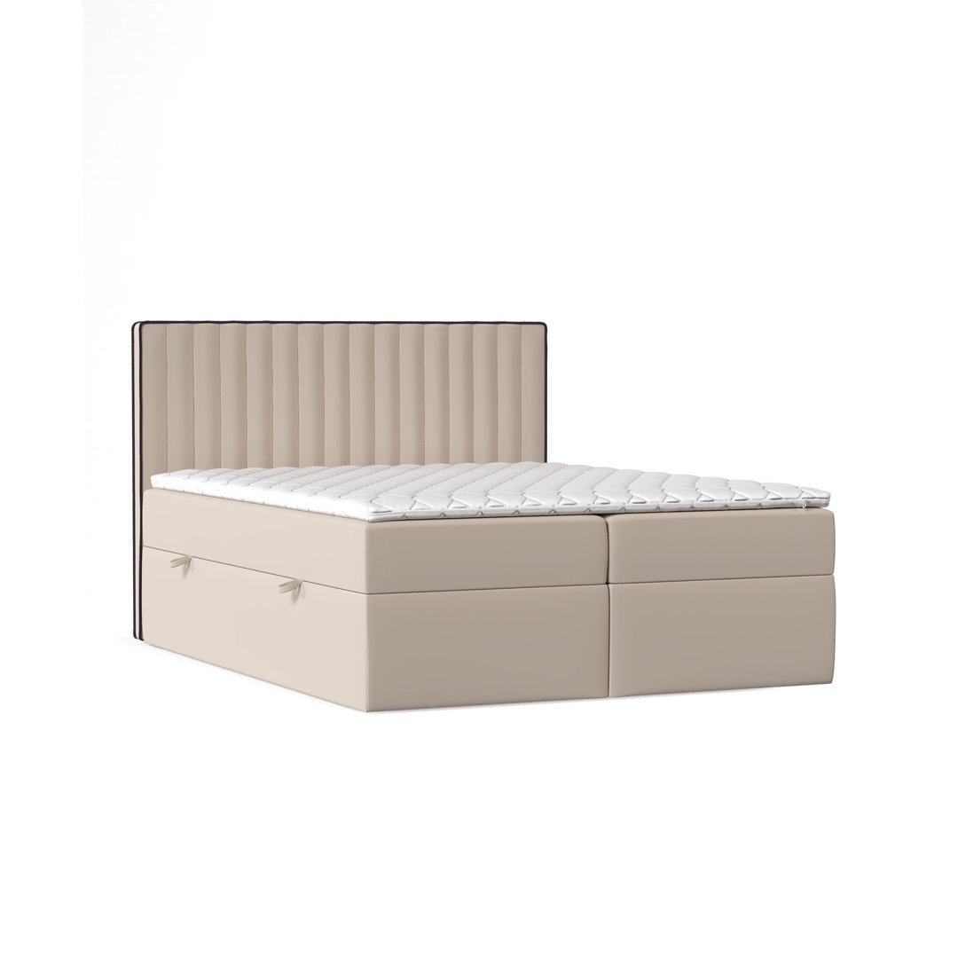 Boxspringbett mit Topper und Bettkasten