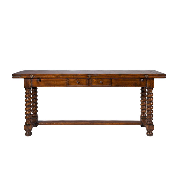 Michel Ferrand Extendable Solid Wood Base Dining Table | Wayfair