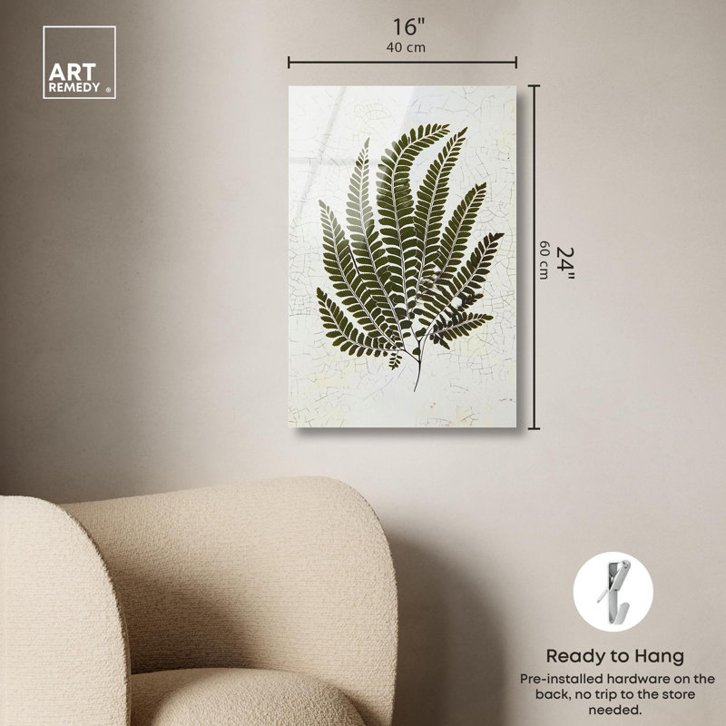 «Time's Imprint I Botanical Decor» par Art Remedy, H 24 po x l 16 po