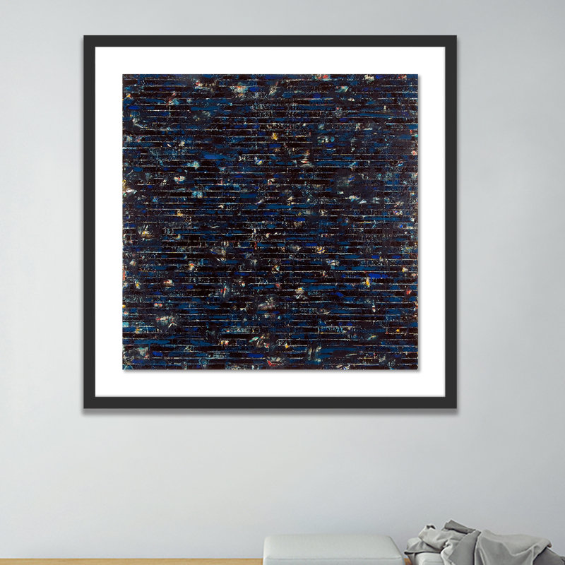 Currents Print by Brad Ellis, Black