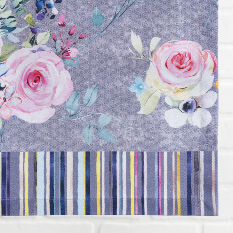 Maison d'Hermine Sweet Rose Lavender - Lush 100% Cotton Table Runner - Single Layer - 14.5" x 108", 108" L x 14.5" W