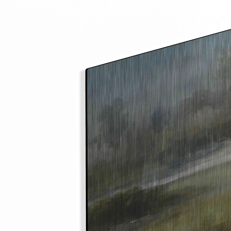«A Quiet Place» par J Austin Jennings - Peinture sur métal sans cadre, H 12 po x l 12 po x P 0,13 po