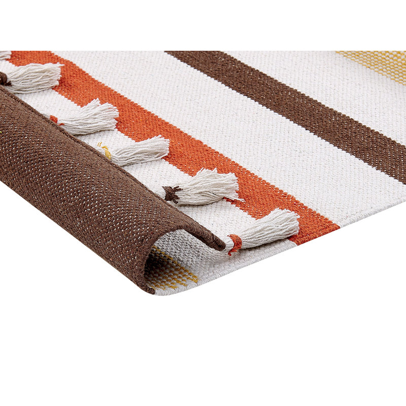 Kronberg Striped Hand Woven Area Rug, Rectangle 140 x 200cm