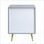 Table de chevet 2 tiroirs Gaines Grey