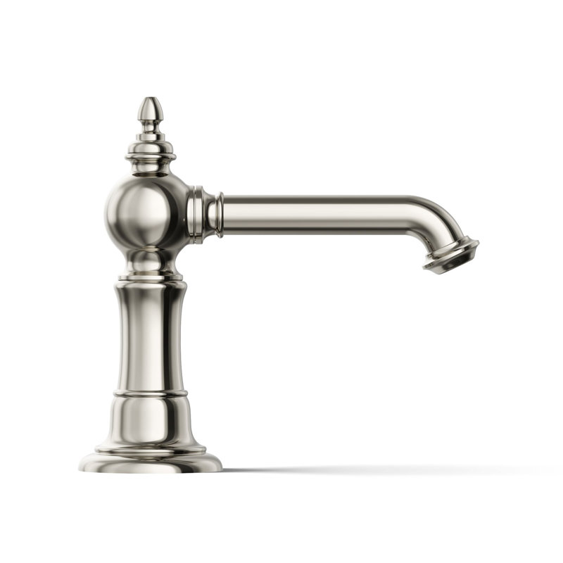 Artifacts® Single Hole Bathroom Faucet with Drain Assembly, Vibrant Polished Nickel
