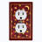 Patterned 2 - Gang Toggle Light Switch Standard Wall Plate