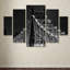 « Grandsborough bridge », ensemble de 5 reproductions de photos sur toiles tendues