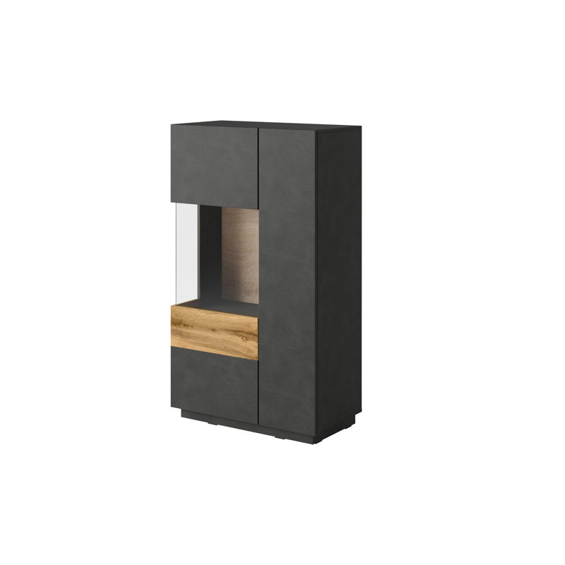 Dashon Display Cabinet, Matera/Wotan Oak