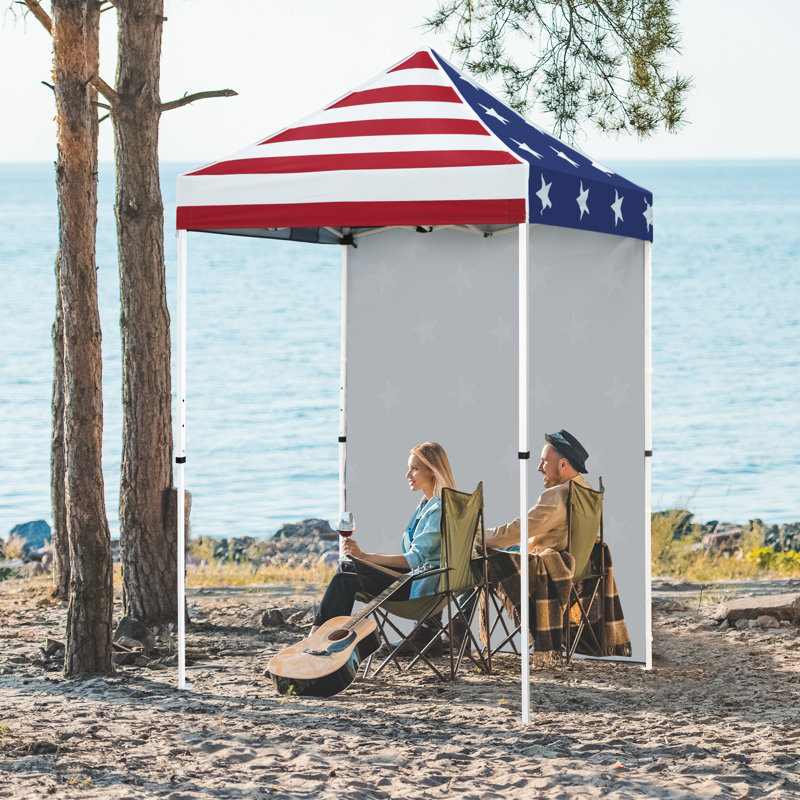Auvents escamotables 5 pi x 5 pi avec un pare-soleil amovible